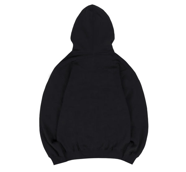 Boston Zipper Hoodie in Black