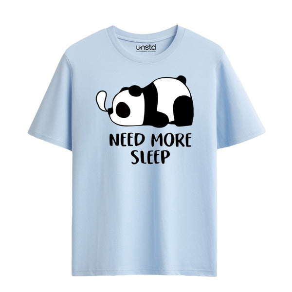 Need More Sleep T-Shirt in Ice Blue