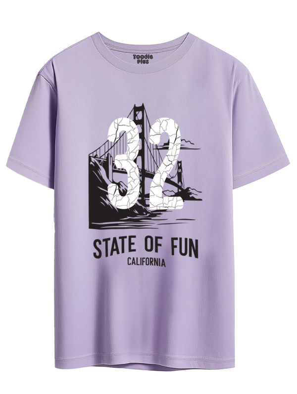 32 state of fun T-Shirt in Lavender