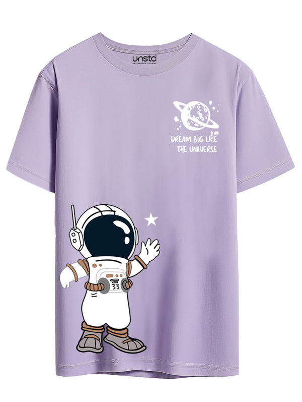 Dream Big Astraounaut T-Shirt in Lavender