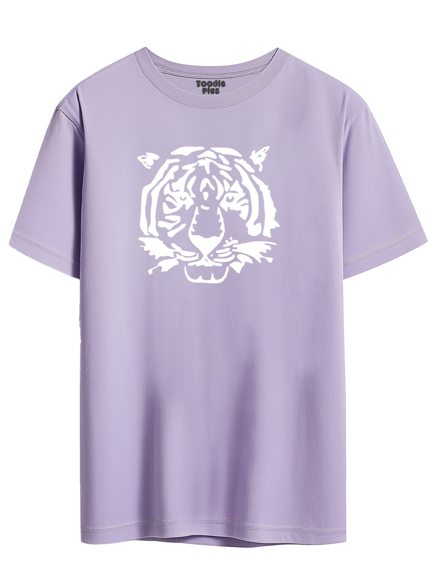 Tiger Face Size T-shirt