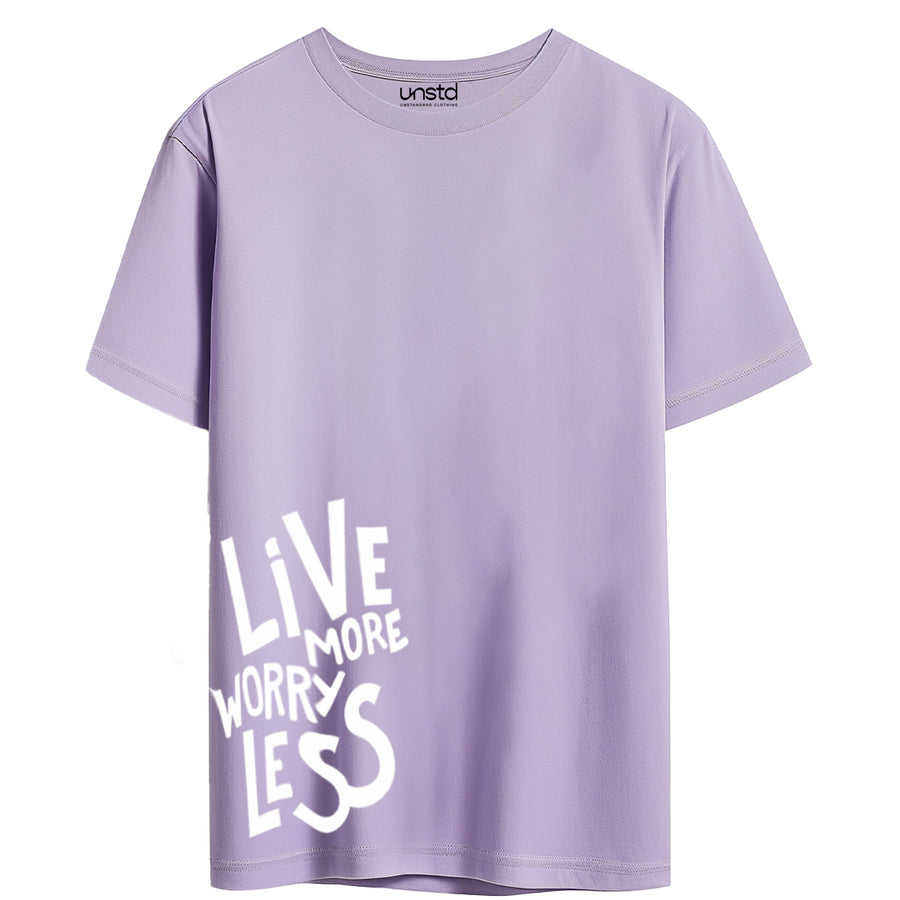 Live more worry less Plus Size T-shirt