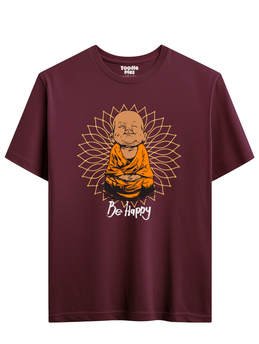 Be Happy Monk Men's T-Shirt