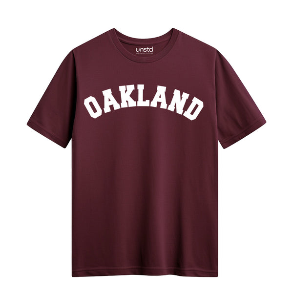 Oakland T-Shirt in Maroon