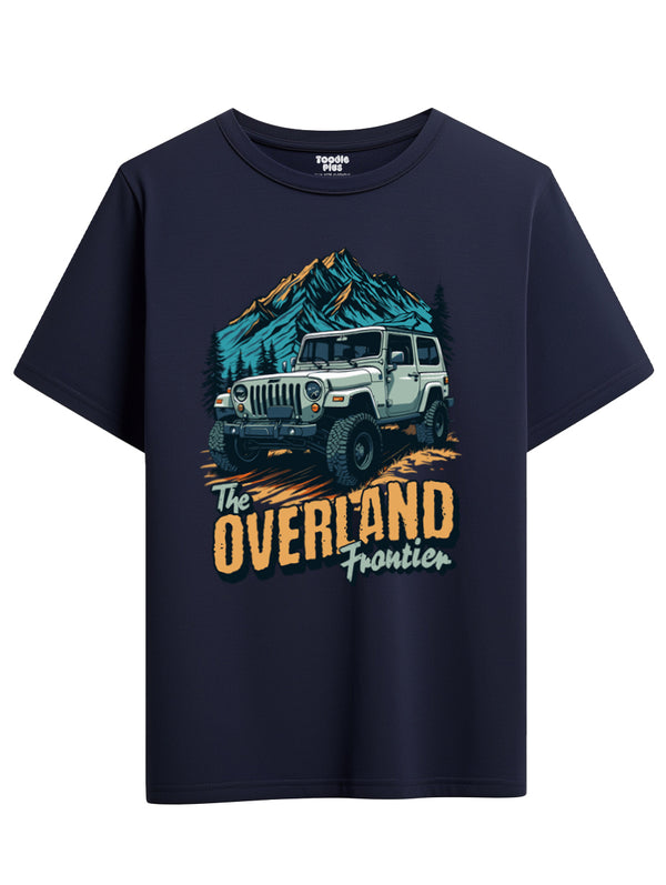 The overland frontier T-Shirt in Navy Blue
