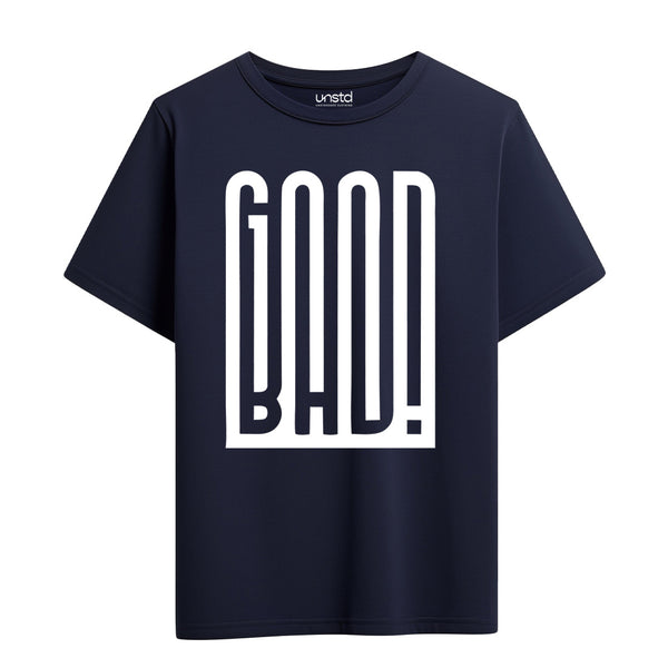 Good Bad T-Shirt in Navy Blue