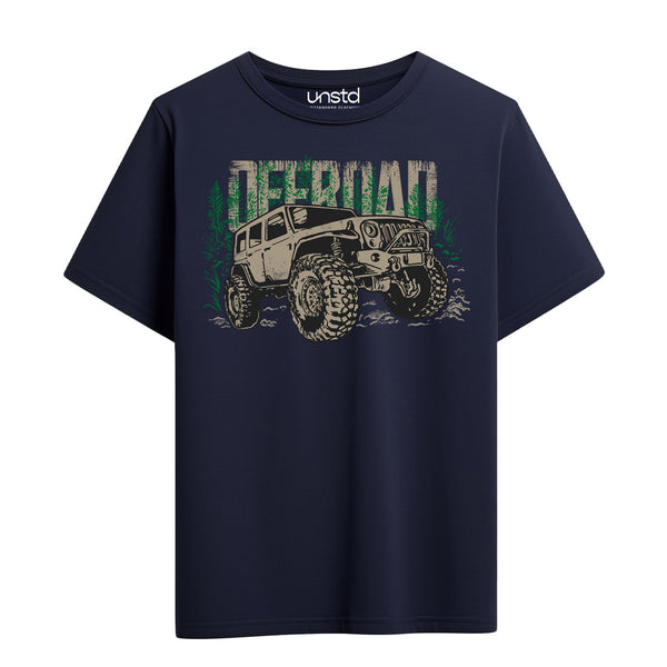 Offroad Travel Men's T-Shirt in Navy Blue