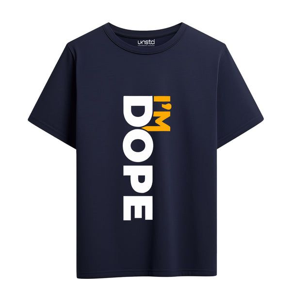 I'm Dope T-Shirt in Navy Blue