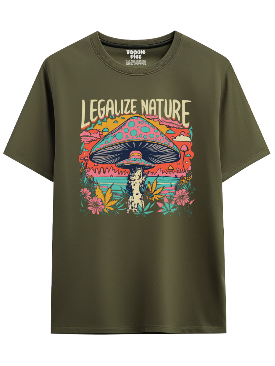 Legalize Nature Plus Size T-Shirt