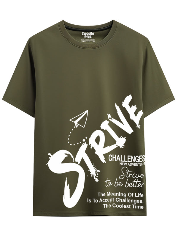 Strive T-shirt in Olive Green