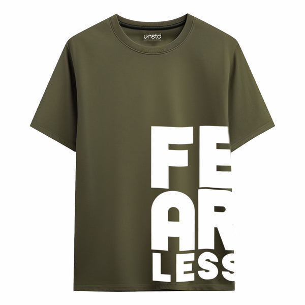 Fearless T-Shirt in Olive Green