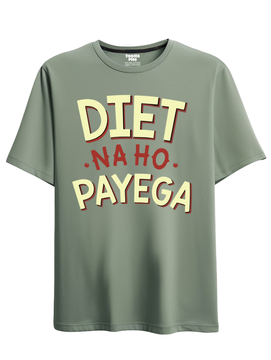 Diet Na Ho Payega Plus Size T-Shirt