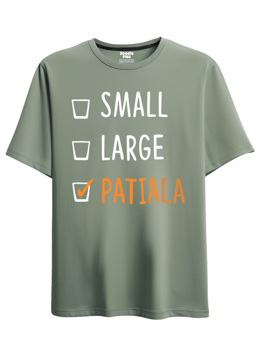 Patiala Peg Plus Size T-Shirt