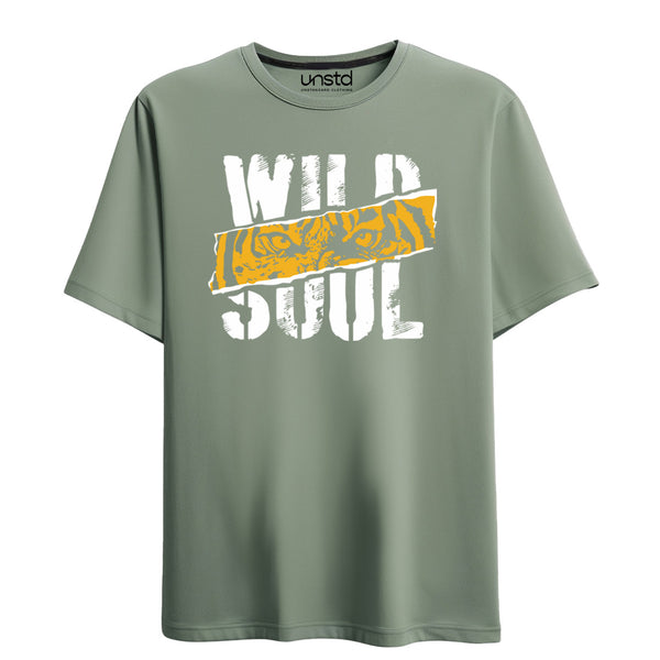 Wild Tiger T-Shirt in Sage Green