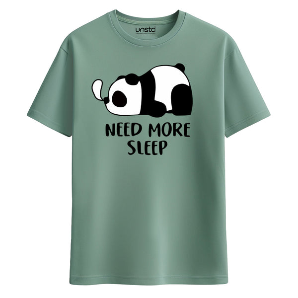 Need More Sleep T-Shirt in Sage Green