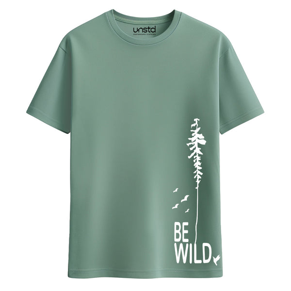 Be Wild T-Shirt in Sage Green