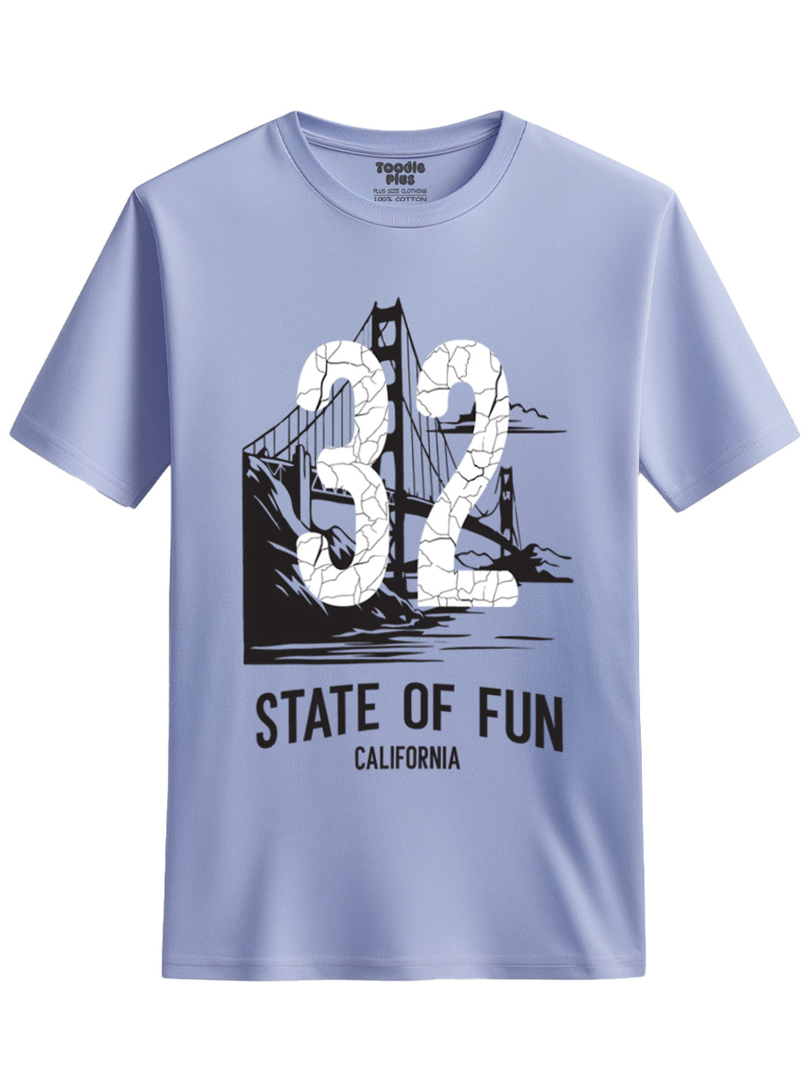32 state of fun  Plus Size T-Shirt