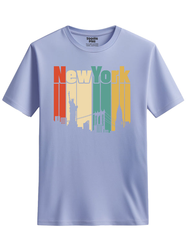 New York City T-Shirt in Olive Green