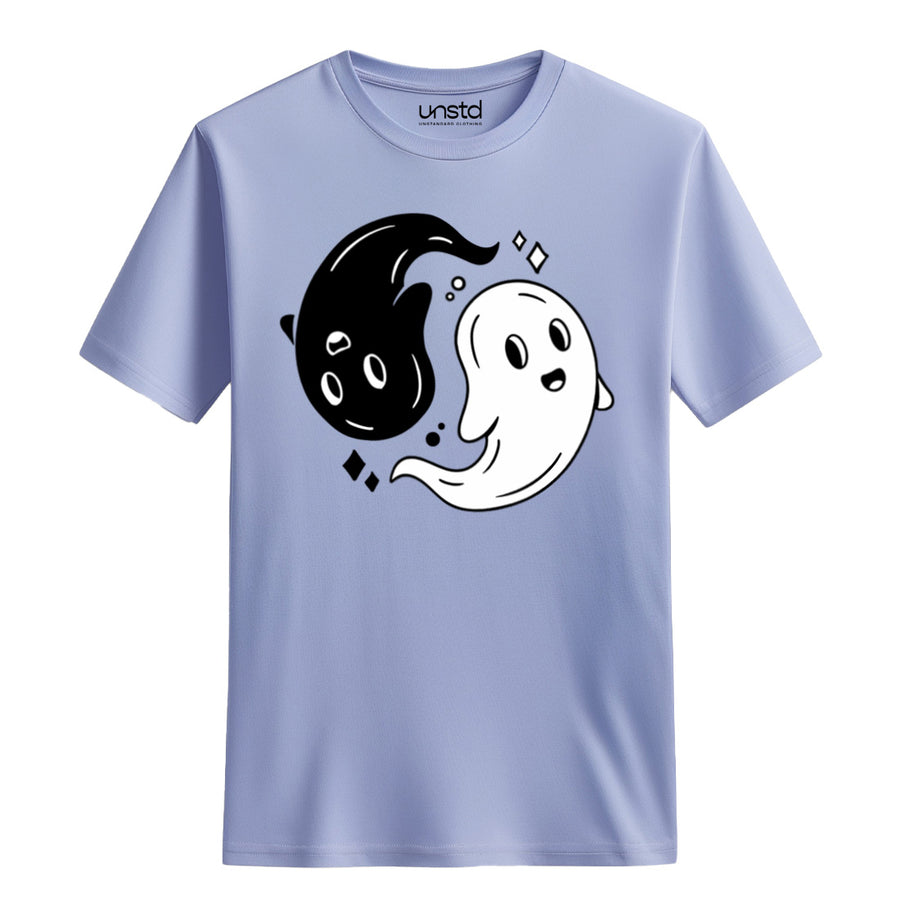 Ying yang ghosts Unisex T-Shirt