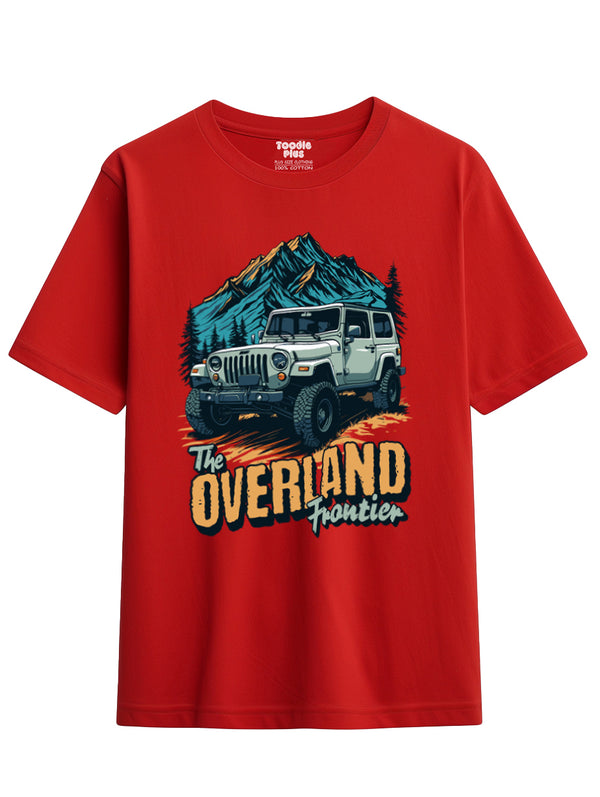 The overland frontier T-Shirt in Red