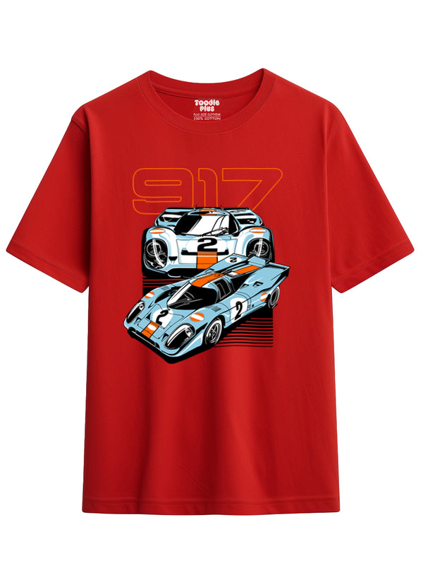 917 Racing Car T-Shirt in Red
