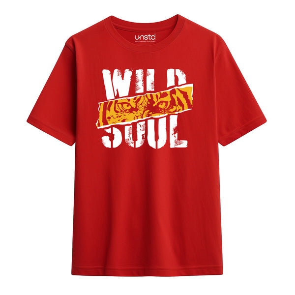Wild Tiger T-Shirt in Red
