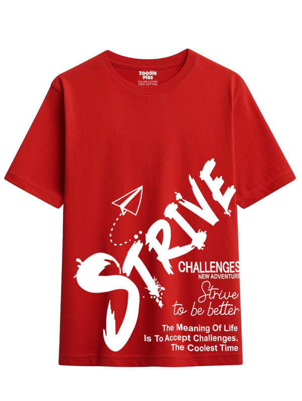 Strive T-shirt in Red