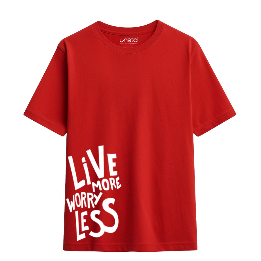 Live more worry less Plus Size T-shirt