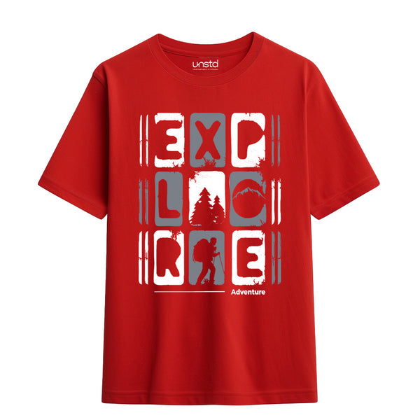 Explore Unisex T-Shirt in Red