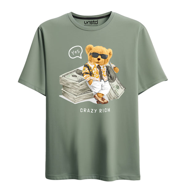 Crazy Rich T-Shirt in Sage Green