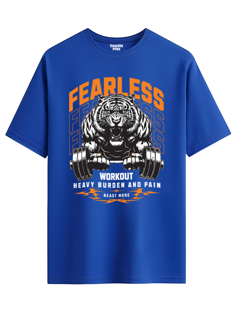 Workout Tiger Plus Size T-Shirt