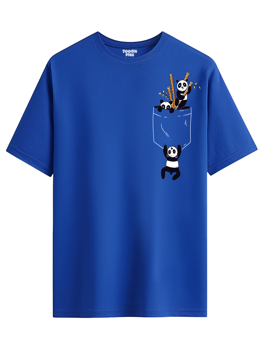 Pocket Pandas Plus Size T-Shirt