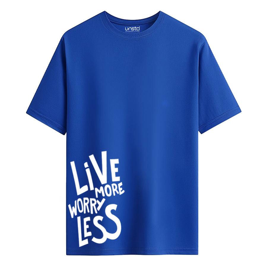 Live more worry less Plus Size T-shirt
