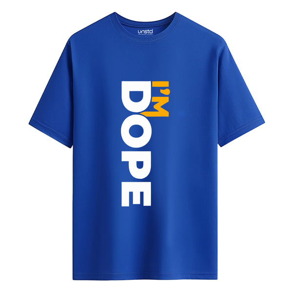 I'm Dope T-Shirt in Royal Blue