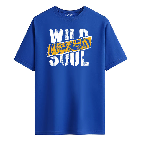 Wild Tiger T-Shirt in Royal Blue