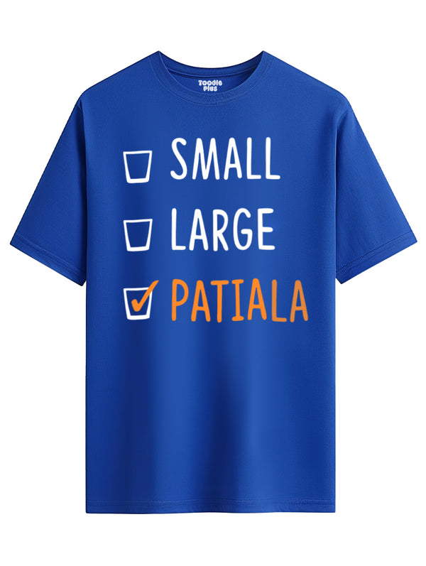 Patiala Peg T-Shirt in Royal Blue