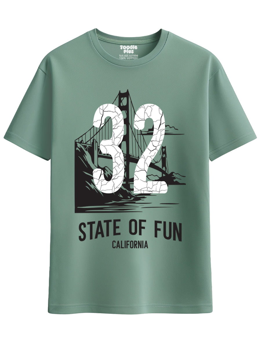 32 state of fun  Plus Size T-Shirt