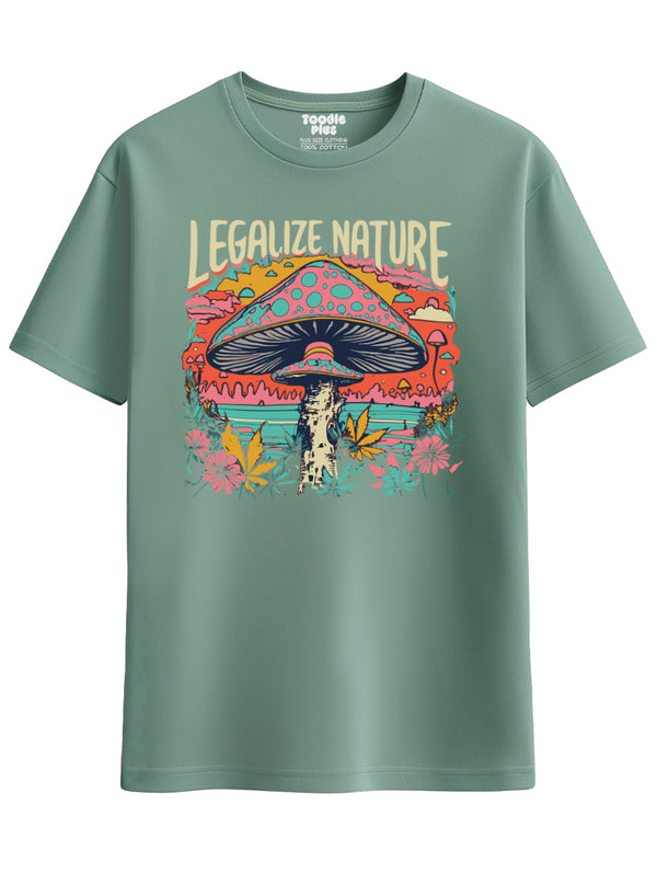 Legalize Nature T-Shirt in Sage Green
