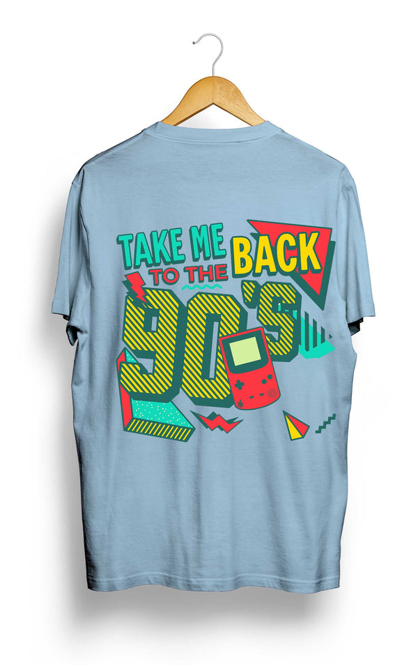 90's Kid T-Shirt in Ice Blue