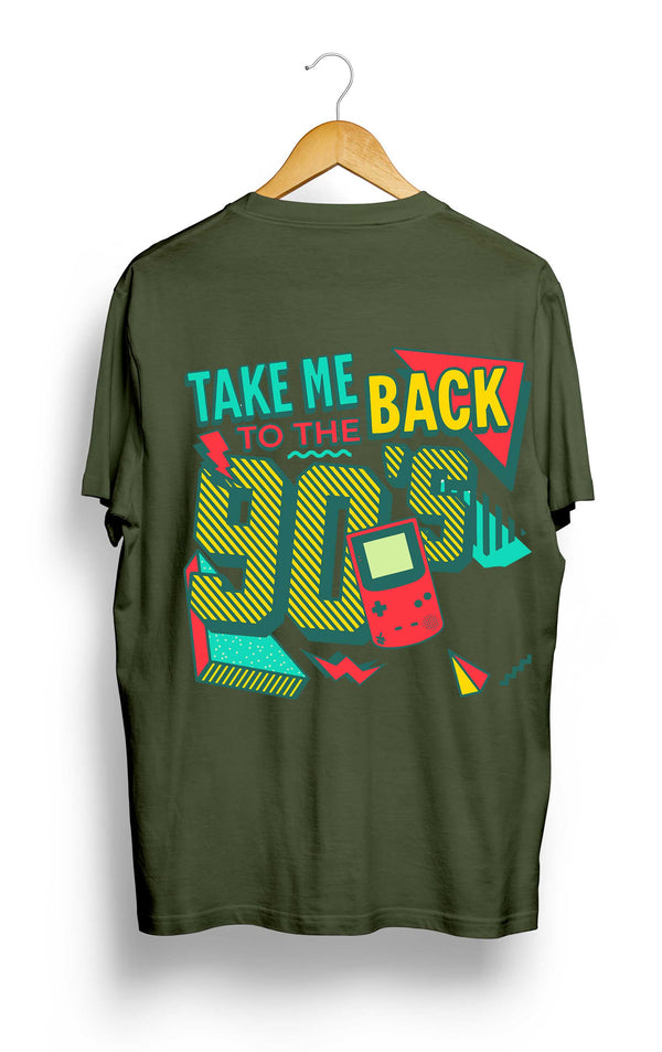 90's Kid T-Shirt in Olive Green