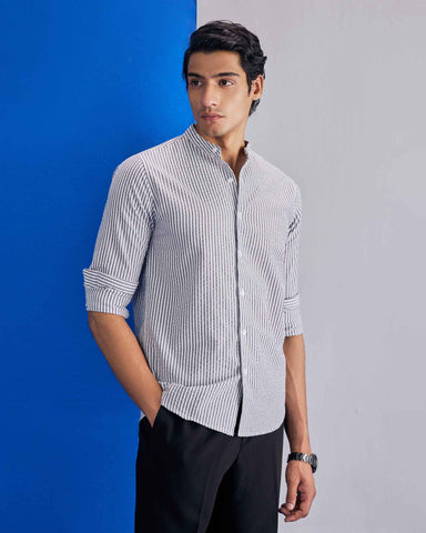 Seersucker Regular fit shirt