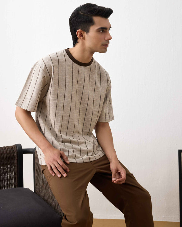 Vintage Textured Oversize T-shirt