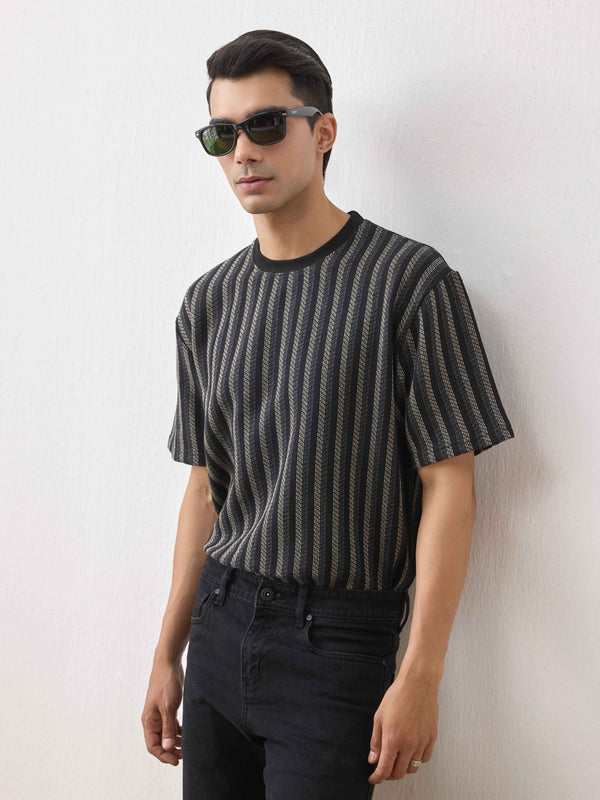 Vintage Textured Oversize T-shirt