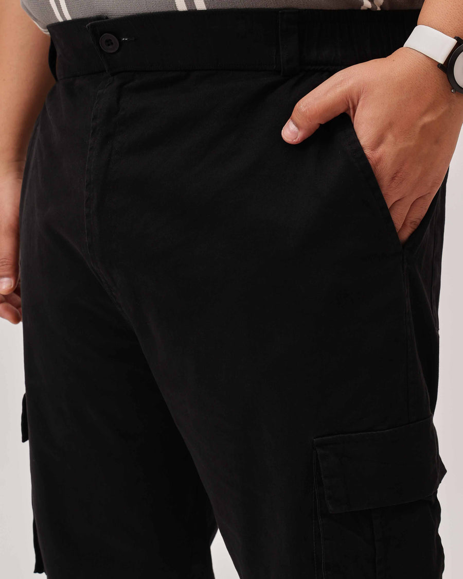 Classic 6 Pocket Stretchable Plus Size Cargo