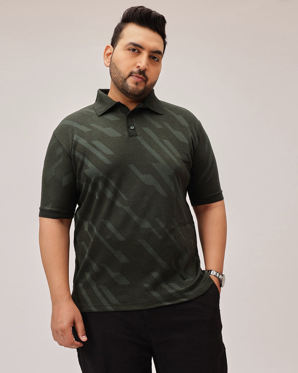 Structure texture plus size polo