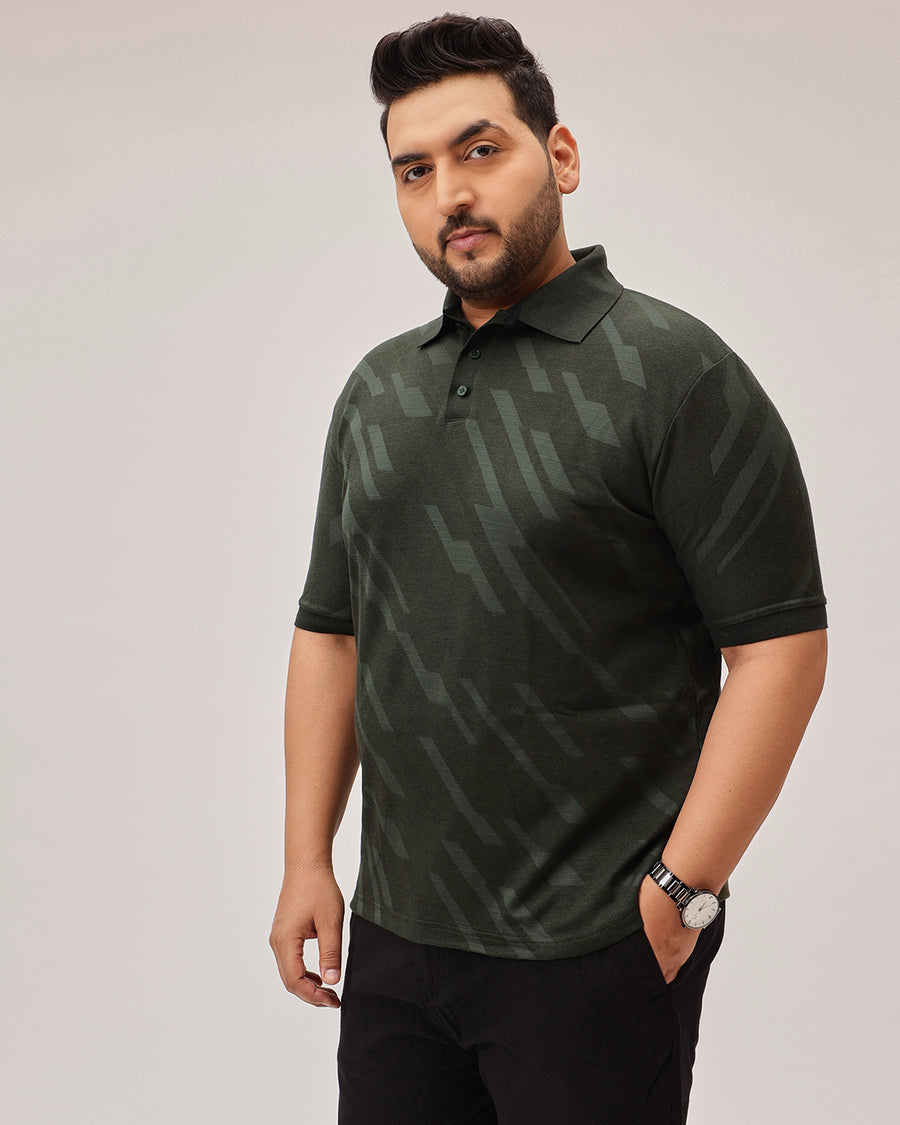 Structure texture plus size polo