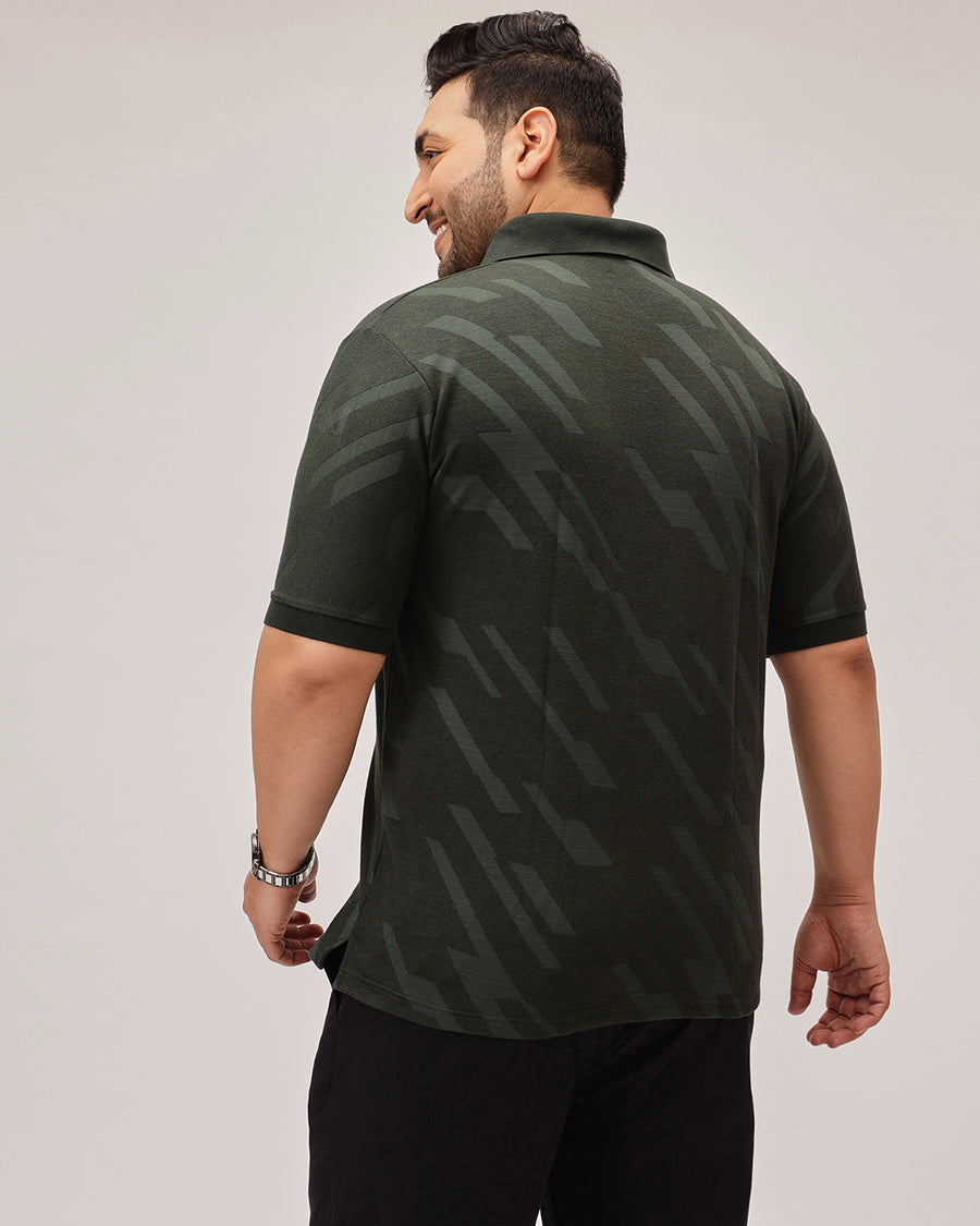 Structure texture plus size polo