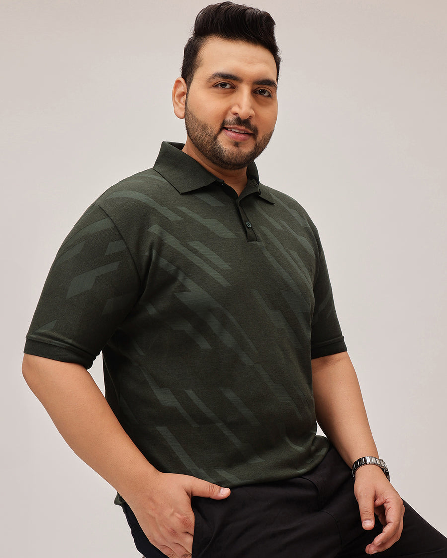 Structure texture plus size polo