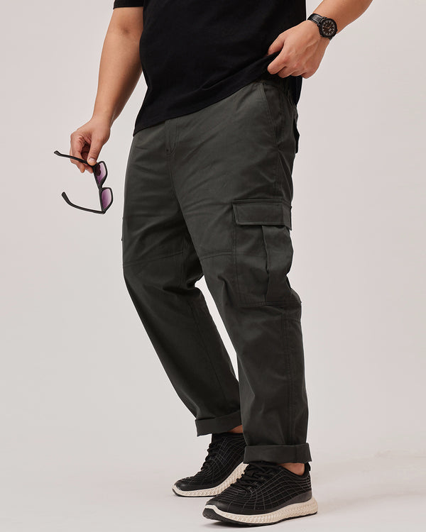 Airmax Cotton Cargos in Dark Olive