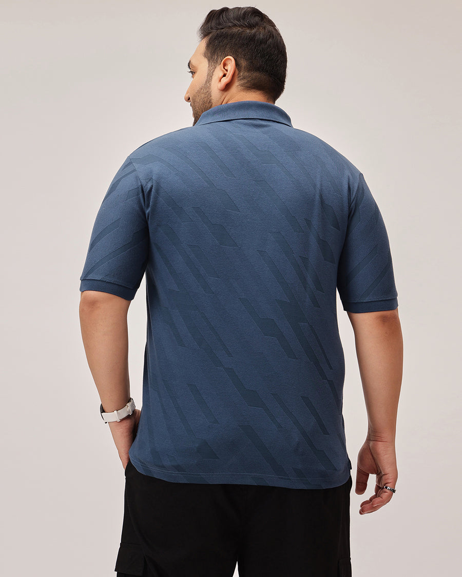 Structure texture plus size polo